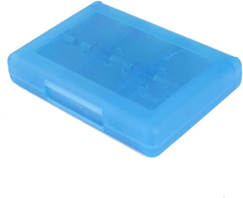 DOMCCY 28 في 1 لعبة CARD CASE HOLDER CARTRIDGE CARTRIDGE BOX TRADING CLOSS CART CARCE CASE Organizer for Nintendo 3DS Vedio Games (Blue) in Saudi Arabia