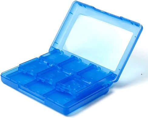 DOMCCY 28 في 1 لعبة CARD CASE HOLDER CARTRIDGE CARTRIDGE BOX TRADING CLOSS CART CARCE CASE Organizer for Nintendo 3DS Vedio Games (Blue) in Saudi Arabia