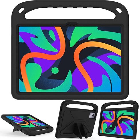 علبة الحماية الكاملة للأطفال متوافقة مع Lenovo Tab M11 11 بوصة TB-331FC 2023/Xiaoxin Pad 2024 CASE 11inch ، Wight Weight Proof Handle Cover Cover Friendly Cover (Black) in Kuwait