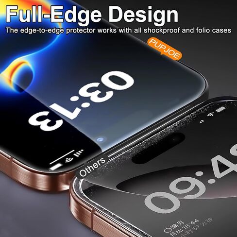 Screen Protector For iphone 17, 6.3-inch Tempered Glass, 9H Hardness, 2-Pack with Installation Kit，automatically removing dust and air bubbles in Saudi Arabia