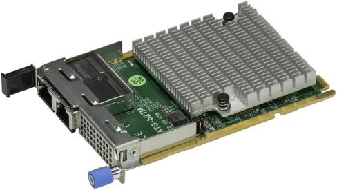 Supermicro AOC-ATG-B2TM 10Gbps Ethernet Controller Card - Gen 3 PCIe x8 (8GT/s) Dual RJ45 Connectors Advanced I/O Module (AIOM) OCP 3.0 in Saudi Arabia