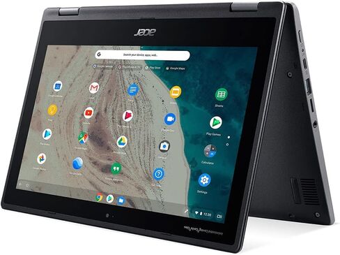 Acer Chromebook Spin 511 (32GB, 4GB RAM) 11.6" HD IPS Multi-Touch LCD Panel, Intel Celeron N4020, Chrome OS W/US Warranty (Shale Black) in Kuwait