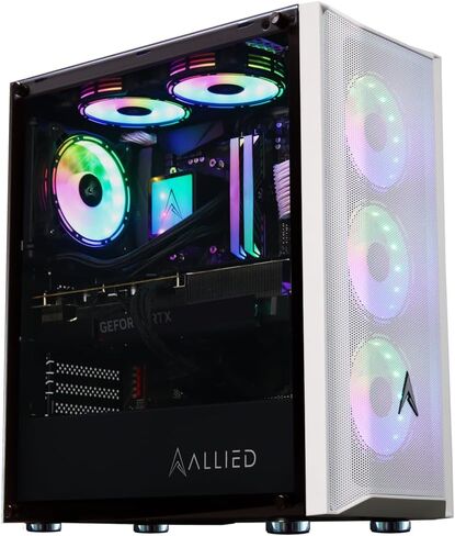 Allied Gaming Patriot Desktop PC: AMD Ryzen 5 3600 ، AMD Radeon RX 580 8GB ، 16GB DDR4 3600MHz ، 500GB SSD ، B450M Motherboard in Saudi Arabia