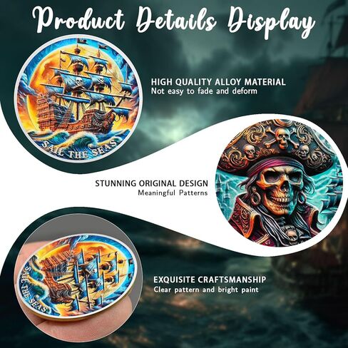 ديفي جونز عملة حياة القراصنة وصولاً إلى ديفي جونز لوكر القراصنة المتحمسين للتحصيل القراصنة تحت عنوان هدايا الحفلات in Kuwait