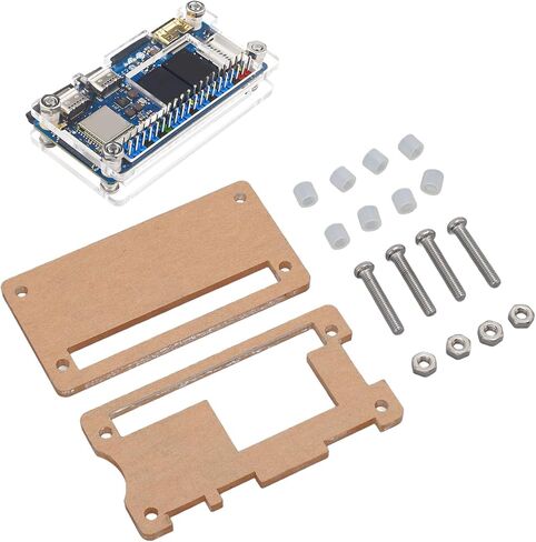 حالة لبرتقالي Pi Zero 2W ثقيلة الدقة الشفافة الدقيقة الدقيقة الدقة حالة لوحة تطوير بسيطة لغطاء Orange PI 2W in Kuwait