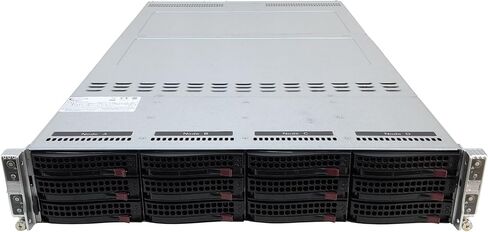 Supermicro Superserver 6029TP-HTR 2U ، 8x Xeon Silver 4110 2.1GHz 8-CORE CPU ، ذاكرة 2 تيرابايت ، 12x 8tb HDD ، Rails (متجدد) in Saudi Arabia