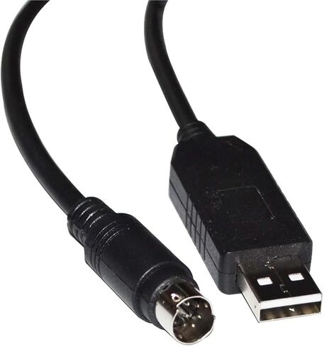 FT232RL USB إلى MINI DIN 8 PIN MD8 MALE ADAPTER RS232 كابل الاتصال التسلسلي لمنفذ مضيف تسلسل الموسيقى إلى الكمبيوتر (5M ، USB إلى MD8 (FT232RL)) in Kuwait