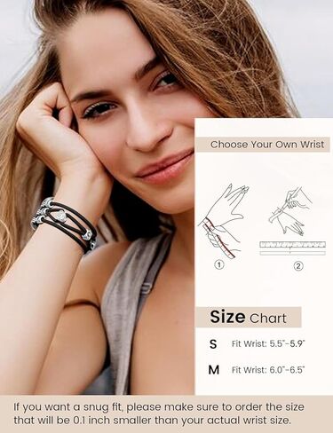 سوار مطرز متوافق مع Fitbit بالعكس 4/بالعكس 3/Sense 2/Bands Bands Women ، Boho Soft Soft Lucty Stretchy Loved Strap Fancy Dary Charms Wristband for Fitbit Smartwatch ، S in Kuwait