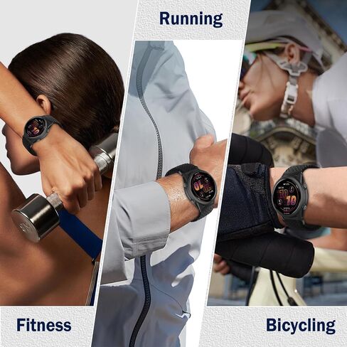 Nylon Braided Watch Band for Garmin Forerunner 570 47mm/Forerunner 265/255, 22mm Secure Parachute-Style Buckle Strap for Garmin Venu 3 45mm/Venu 2/Vivoactive 4 in Kuwait