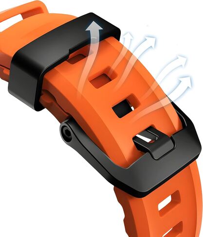 لفرقة Apple Watch Sport Band Ultra 2 Ultra 49mm 46mm 45mm 45mm 44mm ، حزام مطاطي من السيليكون الوعرة مع Clasp Metal Watch ، لسلسلة Iwatch 10 9 8 7 6 5 4 3 2 1 SE 2 in Kuwait