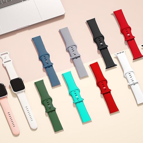 Compatible for BIGGERFIVE Kids Smart Watch Band, Lamshaw 22mm Quick Release Classic Watch Bands Soft Silicone Bands Bracelet Sports Strap for Kids Compatible with BIGGERFIVE BW01, BIGGERFIVE BW02 in Saudi Arabia