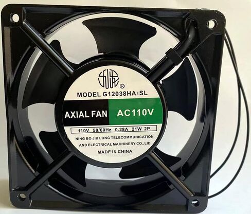 G120388H1SL Elomile Fan G12038H1SL 110V 0.28A 21W 12cm 12038 مروحة التبريد in Kuwait