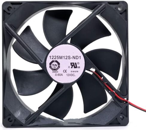 for 1225M12S-ND1 12V 0.60A 120X120X25MM 2-Wire Cooling Fan in Saudi Arabia