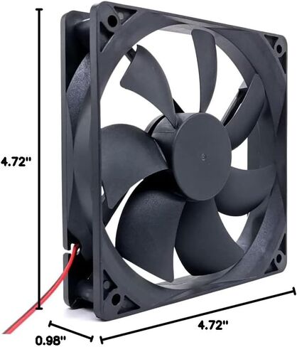 for 1225M12S-ND1 12V 0.60A 120X120X25MM 2-Wire Cooling Fan in Saudi Arabia
