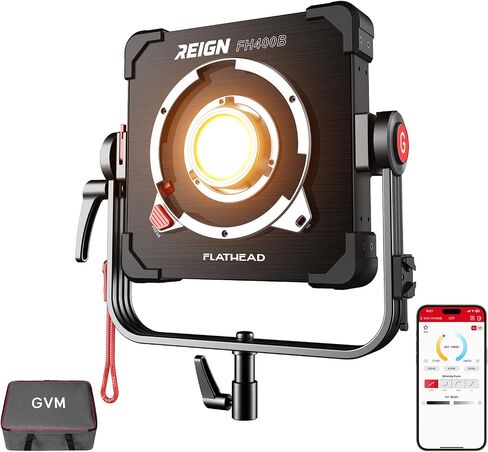 GVM 3-Pack 50W LED Video Light Kit، إضاءة التصوير الفوتوغرافي مع التحكم في التطبيق، ثنائي اللون قابل للتعتيم 3200K~5600K CRI 97+ LED لوحة ضوء مع حامل إضاءة لتسجيل الفيديو/البث المباشر/يوتيوب in Saudi Arabia