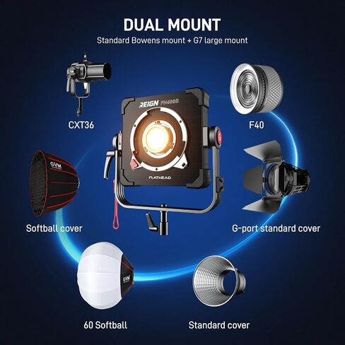GVM 3-Pack 50W LED Video Light Kit، إضاءة التصوير الفوتوغرافي مع التحكم في التطبيق، ثنائي اللون قابل للتعتيم 3200K~5600K CRI 97+ LED لوحة ضوء مع حامل إضاءة لتسجيل الفيديو/البث المباشر/يوتيوب in Saudi Arabia