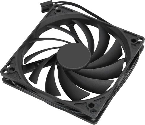 100mm CPU Radiator Cooling Fan, 4Pin PWM 45CFM PC 12V Computer Case Cooler 900 to 2200RPM Speed Regulation 18dBA Low Noise for 9/10CM Double Hole Installation for Desktop Computer Cooling in Saudi Arabia