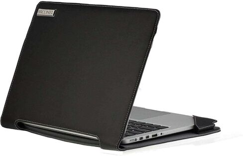 سلسلة ملفات التعريف - حالة كمبيوتر محمول من الجلد الأسود متوافق مع LG Gram 17 "17Z990 in Saudi Arabia