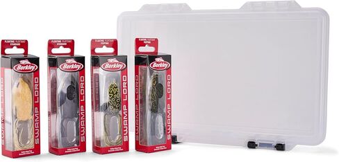 Berkley Froggin 'Haul of Fame Fishing Fishing Kit ، ألوان متنوعة ، ضفادع بطن جوفاء ، شملت بلانو ستاواواي ، ألوان أعلى في كل من أبرام اللوردات المتساقطة والمستنقعات القياسية in Saudi Arabia