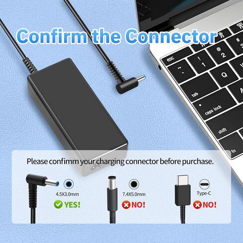 65W شاحن كمبيوتر محمول مناسب لـ Dell Latitude 3520 3420 3320 ، لـ Dell Inspiron 13 14 15 16 17 3000 5000 ، موصل مستدير ، سلك محول الطاقة AC العالمي AC in Saudi Arabia