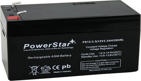 PowerStar Replacement for Toro Lawn Mower # 106-8397 BATTERY-12V 3.4Ah in Saudi Arabia