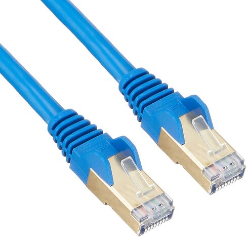 Startech.com 2 M Cat6a Ethernet Cable - 10 Gigabit محمي RJ45 100W POE PATCL CORM - 10GBE STP الفئة 6A كابل شبكة ث/سلالة - Fluke أسود تم اختباره UL/TIA معتمد (6ASPAT2MBK) in Kuwait