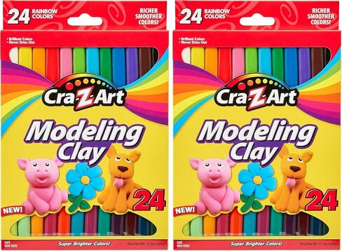Cra-Z-Art Modeling Clay, 17.5 oz, 24 Count (10901) in Saudi Arabia