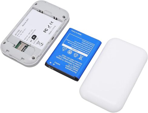 Zunate 4G 5G WiFi Mobile Hotspot ، جهاز التوجيه المتنقل عالي السرعة 300 ميجا بريتنيات مع بطاقة SIM ، وتوصيل ونقطة ساخنة محمولة السفر ، ويدعم 10 أجهزة ، للسفر ، رحلات العمل ، التخييم in Kuwait