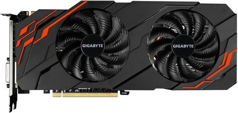 Gigabyte GV-N107TWF2-8GD GEFORCE GTX 1070 TI WINDFORCE 8GB GDDR5 DVI/HDMI/3 منافذ عرض PCI-Express Video Card in Saudi Arabia