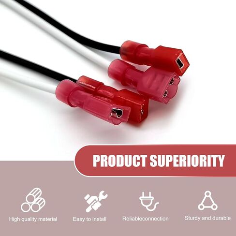 تسخير مكبر صوت Leechio 2 PCS ، موصلات محول مكبر الصوت باستبدال 72-5600 ، متوافق مع Ford F150 F250 Escape Mustang Lincoln Mercury (متعدد الألوان) in Kuwait