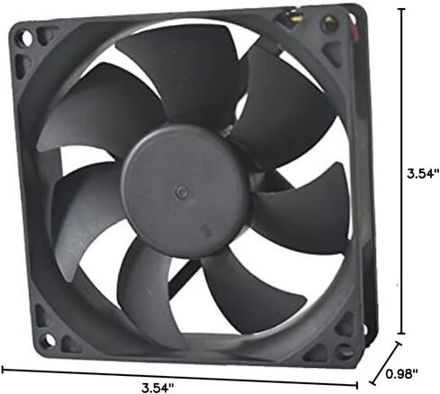 PVA092G12M 12V مروحة 12V 0.24A 9025 مروحة هيكل إمدادات الطاقة in Kuwait