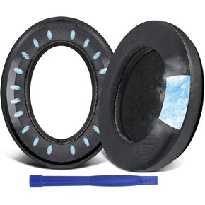 Soulwit Cooling Geling Postpads استبدال Bose Triport 1 (TP-1) ، Triport 1A (TP-1A) ، حول Earn 1 (AE1) ، وسائد وسائد أذن مع رغوة عزل الضوضاء ، سمك إضافي-أسود-أسود in Kuwait