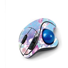MightySkins Glossy Glitter Skin for Logitech M570 Wireless Trackball Mouse - in Bloom | Protective, Durable High-Gloss Glitter Finish | Easy to Apply, Remove, and Change Styles | Made in The USA in Kuwait