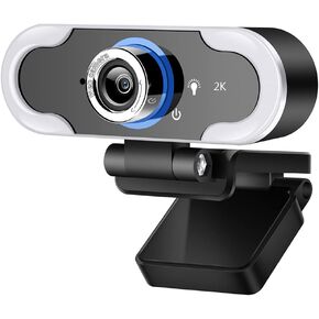 1080P Webcam Microphone PC Web Camera Drive-Free Cam Computer LED Fill Light in Saudi Arabia