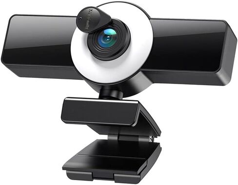 Webcam 4K 8K Full Autofocus Web Camera with LED Fill Light Laptop Desktop for Video Conference in Saudi Arabia