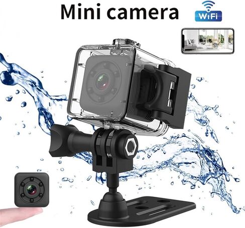 Camera Small Waterproof Sports Night Vision Security Aerial Photography Mini in Saudi Arabia