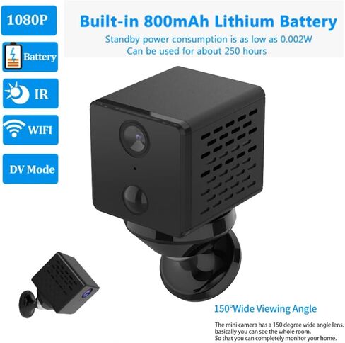 1080P Mini Camera IP Rechargeable Battery Video Security Surveilllance in Saudi Arabia