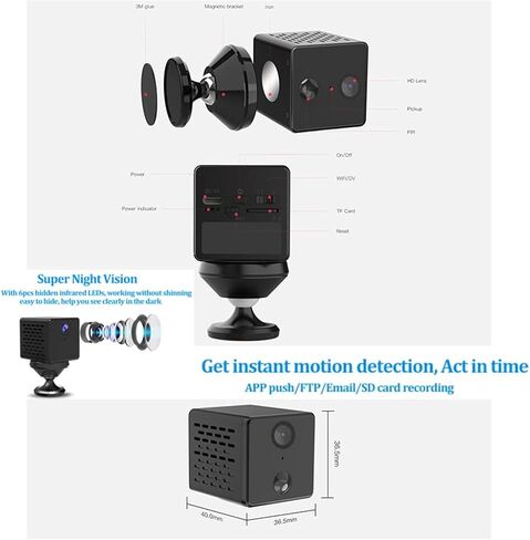 1080P Mini Camera IP Rechargeable Battery Video Security Surveilllance in Saudi Arabia