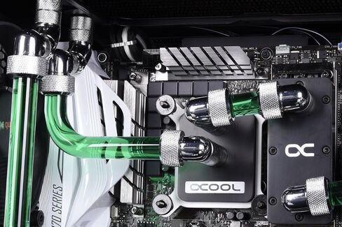Alphacool 17408 Eiszapfen 16mm Hardtube Compression Fitting 45 ° Rotatable G1/4 - تركيبات تبريد الماء الكروم in Saudi Arabia
