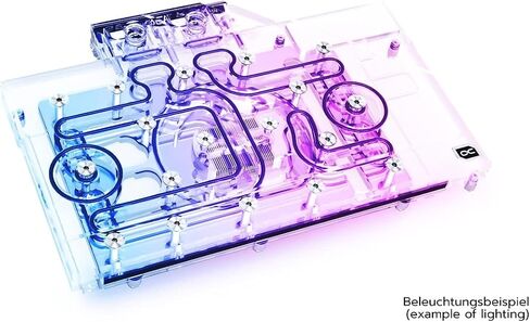Alphacool Eisblock Aurora Acryl GPX-N RTX 3080/3090 GameRock Water Cooler - Nickel, 5cm x 5cm x 5E+1cm, Compatible with Graphic Cards, Desktop in Kuwait