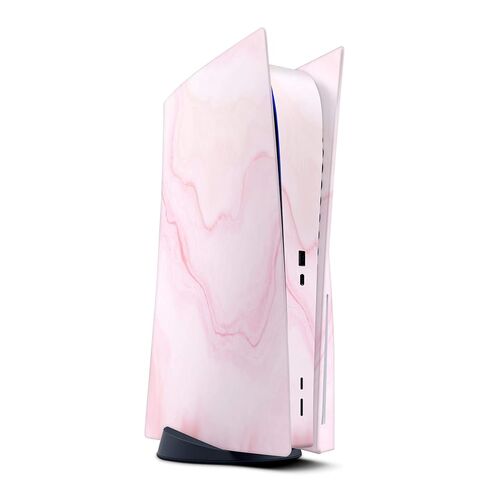 Marble Surface V1 Pink - Design Skinz Full-Body Cover Wrap Decal Skin-Kit Compatible with The Sony Playstation 4 Console + Controller in Kuwait