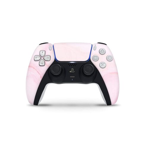 Marble Surface V1 Pink - Design Skinz Full-Body Cover Wrap Decal Skin-Kit Compatible with The Sony Playstation 4 Console + Controller in Kuwait