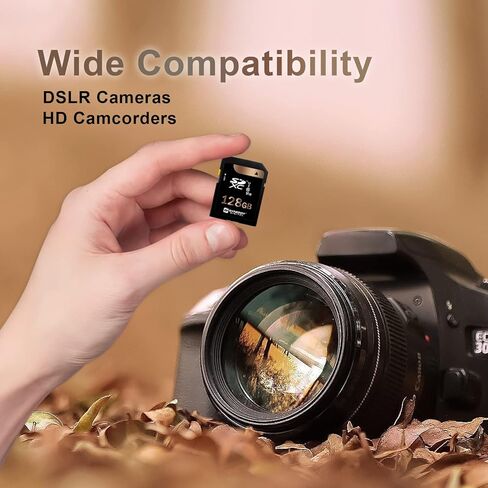 Synergy Digital 128GB Secure Digital SDXC UHS-I Memory Cards, Compatible with Kodak PIXPRO AZ255 Digital Camera - Class 10, U1, 100MB/s, 300 Series - Pack of 2 in Saudi Arabia