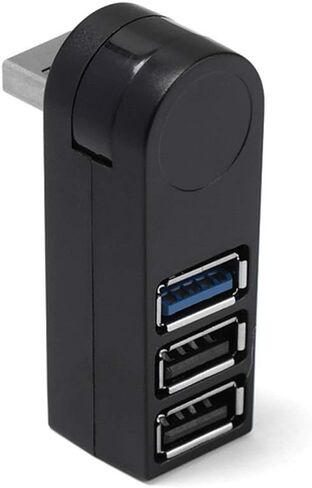 USB Hub 1PC عالي السرعة USB 2.0/3.0 HUB Multi USB SPLITTER 4 PORT EXPANDER متعددة ملحقات الكمبيوتر USB لجهاز الكمبيوتر المحمول (اللون: أسود) (أبيض) in Kuwait