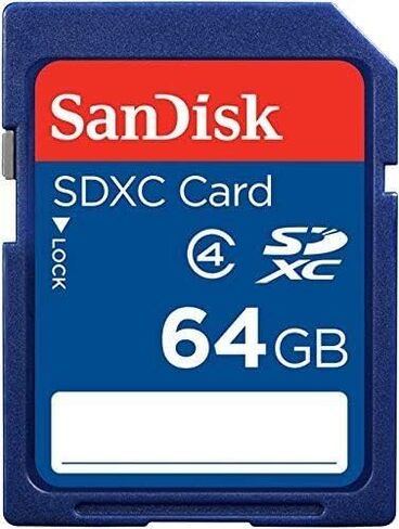 Sandisk 64GB (10 Pack) SDXC Class 4 Flash Card Card SDSDB-064G Bundle مع (1) قارئ بطاقة Goram in Kuwait