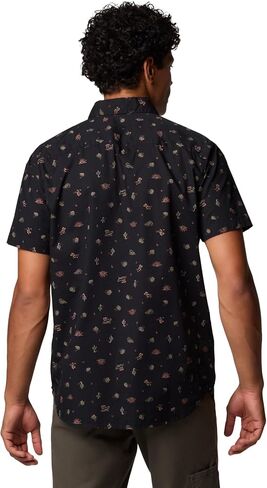 Columbia Men's Rapid Rivers Printed Short Sleeve Shirt, Comfort Stretch in Saudi Arabia