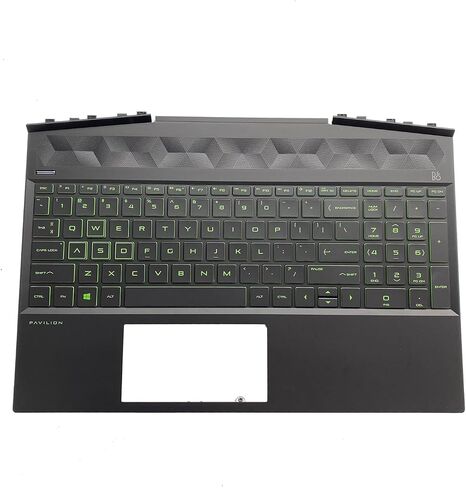 استبدال أجنحة ألعاب HP 15-DK 15-DK0126TX TPN-C141 COPTOP TOP TOP COPLE CASE PALMREST PANGERT PART L57593-001 AP2K8000310 in Saudi Arabia