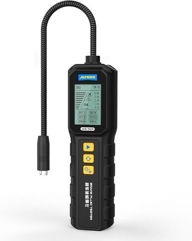 جهاز اختبار سائل الفرامل من AUTOOL، كاشف رطوبة سائل الفرامل، جهاز اختبار DOT3 DOT4 DOT5.1 مع شاشة عرض بإضاءة خلفية مقاس 2.8 بوصة، إنذار مسموع لنماذج سائل الفرامل المختلفة in Saudi Arabia
