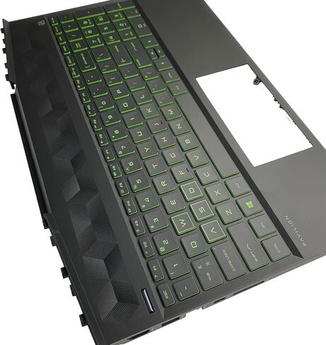 استبدال أجنحة ألعاب HP 15-DK 15-DK0126TX TPN-C141 COPTOP TOP TOP COPLE CASE PALMREST PANGERT PART L57593-001 AP2K8000310 in Saudi Arabia