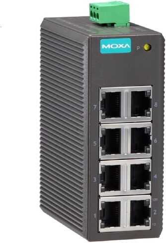 EDS-208 Switch - Entry-Level unmanaged Ethernet Switch , 8 10/100BaseT(X) Ports, Plastic housing, -10 to 60°C (Moxa) in Saudi Arabia